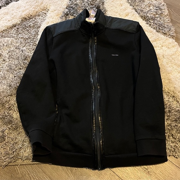 Calvin Klein Zip up Fall / Spring Jacket. Medium. Black. - Picture 1 of 6